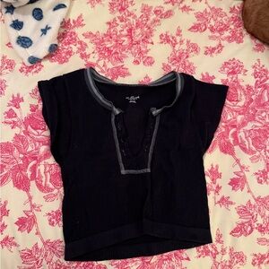 black go for gold top size xs